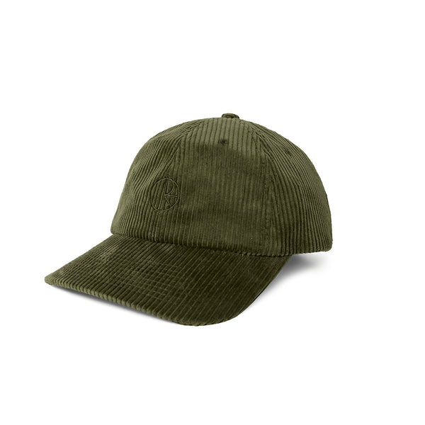 Polar Sai Cap Cord Casquette - Uniform Green - Streetart.fr